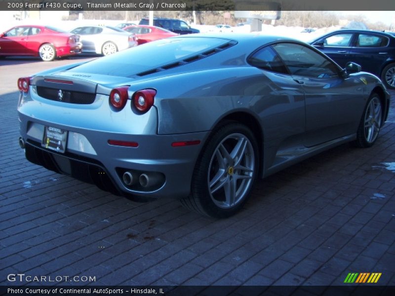 Titanium (Metallic Gray) / Charcoal 2009 Ferrari F430 Coupe