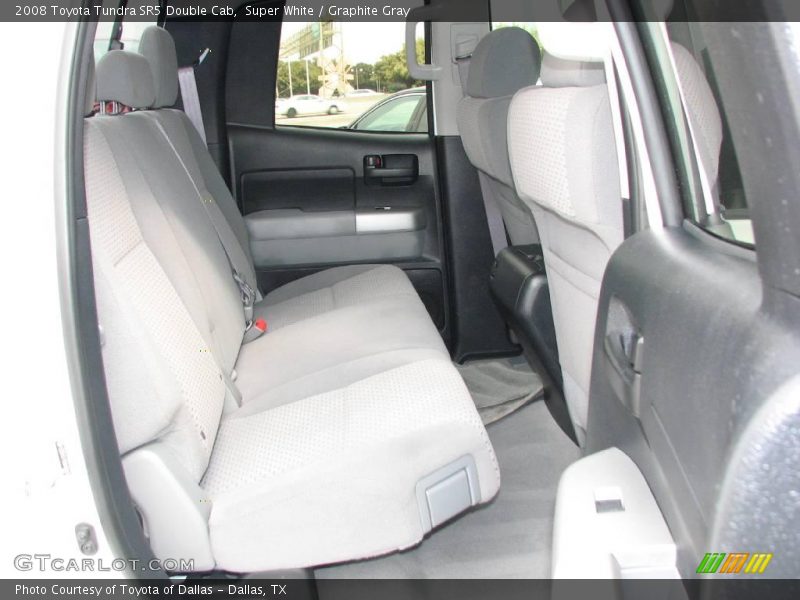 Super White / Graphite Gray 2008 Toyota Tundra SR5 Double Cab