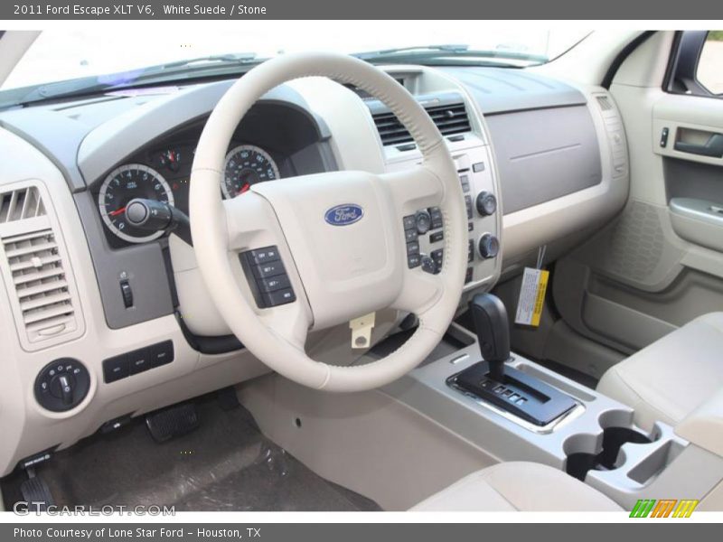 White Suede / Stone 2011 Ford Escape XLT V6