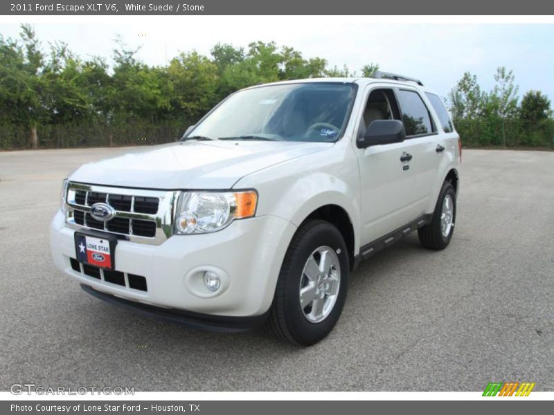 White Suede / Stone 2011 Ford Escape XLT V6