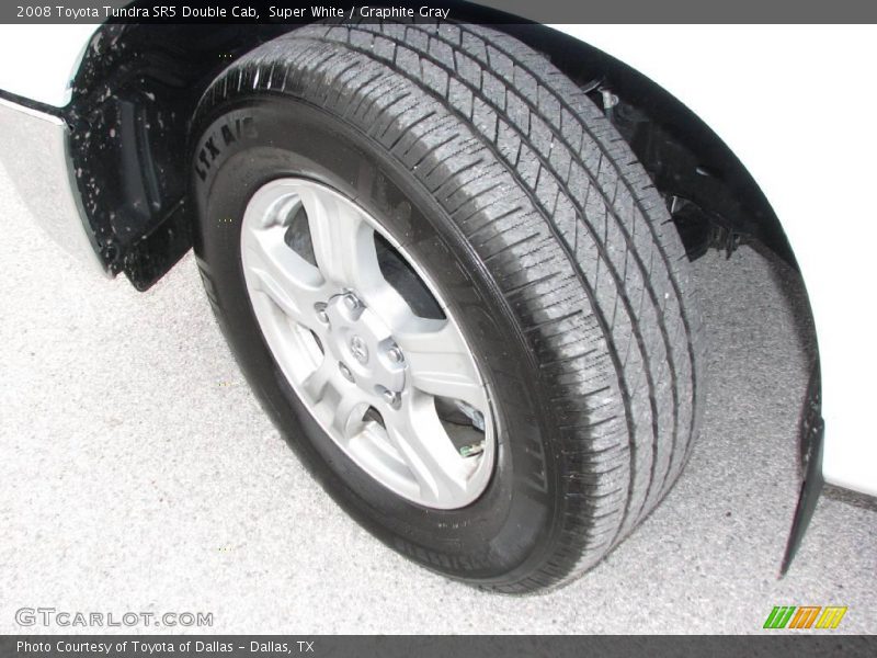 Super White / Graphite Gray 2008 Toyota Tundra SR5 Double Cab