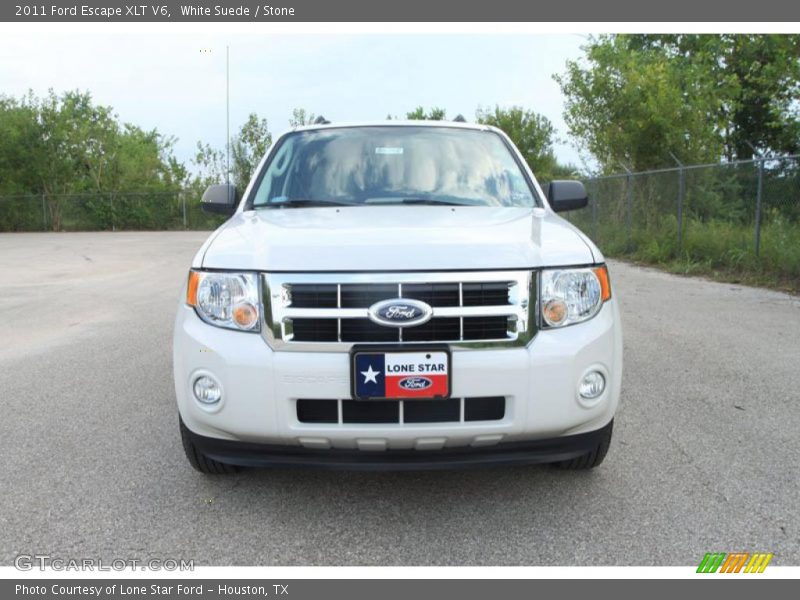 White Suede / Stone 2011 Ford Escape XLT V6