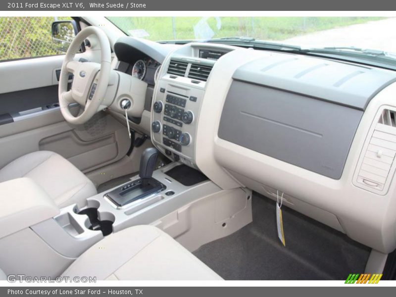 White Suede / Stone 2011 Ford Escape XLT V6