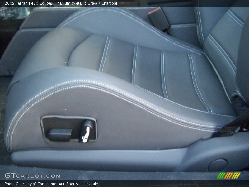 Titanium (Metallic Gray) / Charcoal 2009 Ferrari F430 Coupe