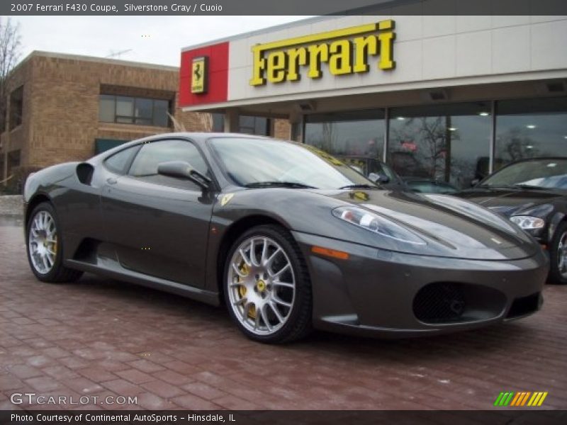 Silverstone Gray / Cuoio 2007 Ferrari F430 Coupe