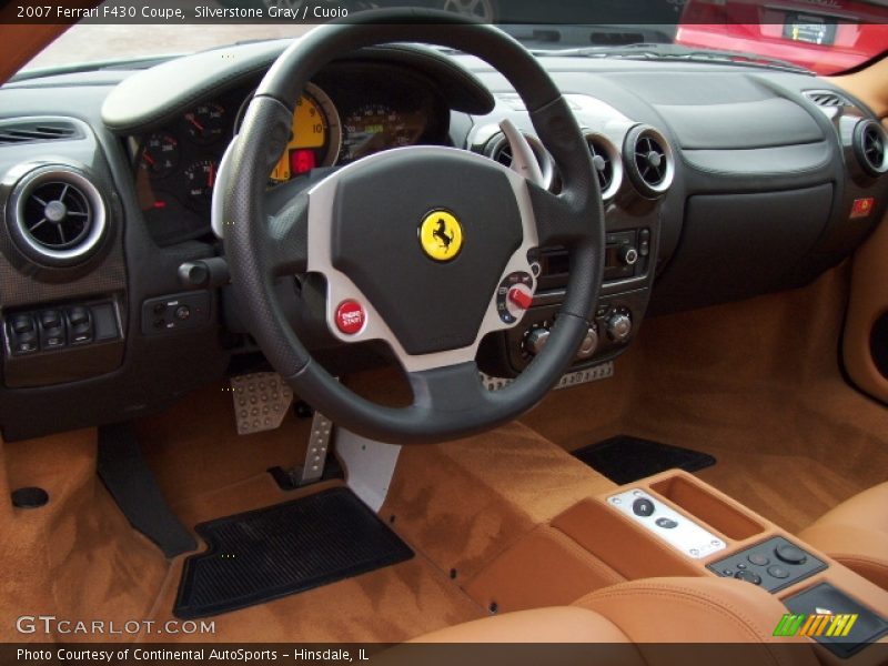 Silverstone Gray / Cuoio 2007 Ferrari F430 Coupe