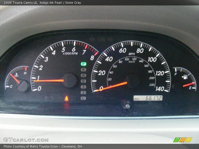 Indigo Ink Pearl / Stone Gray 2006 Toyota Camry LE