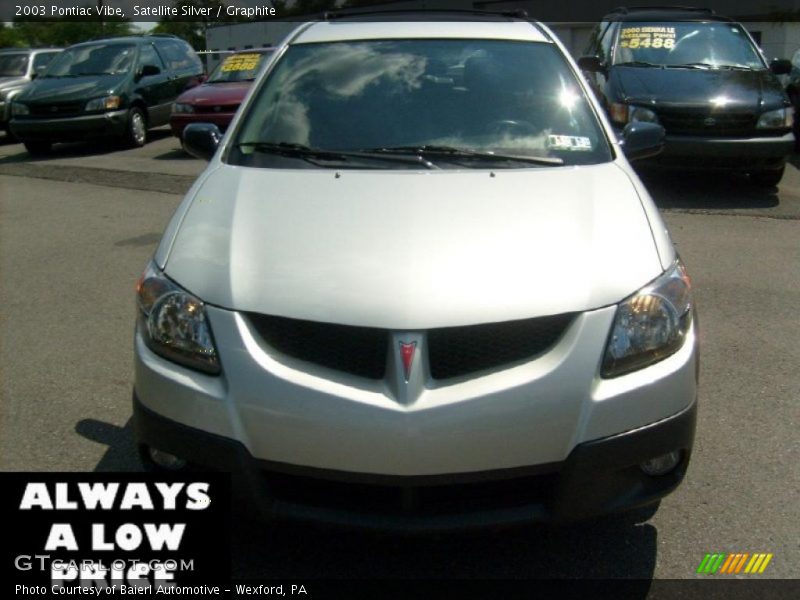 Satellite Silver / Graphite 2003 Pontiac Vibe