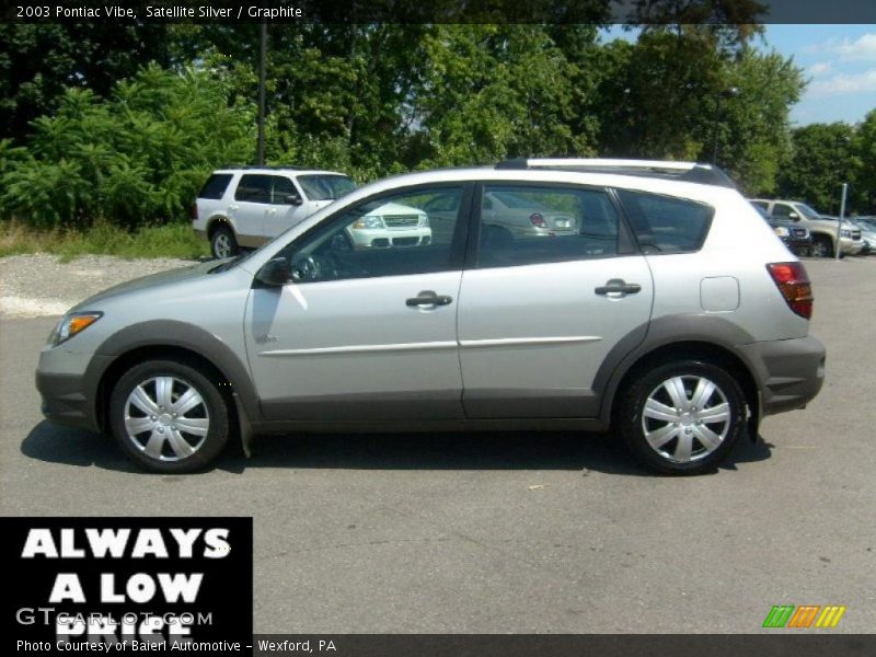Satellite Silver / Graphite 2003 Pontiac Vibe