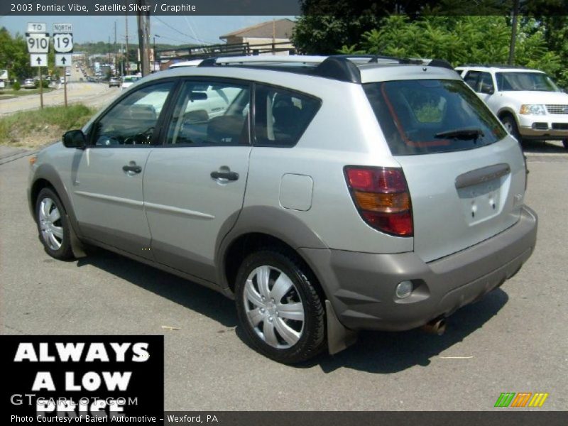 Satellite Silver / Graphite 2003 Pontiac Vibe