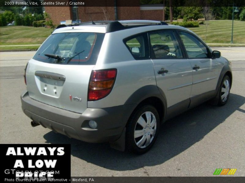 Satellite Silver / Graphite 2003 Pontiac Vibe