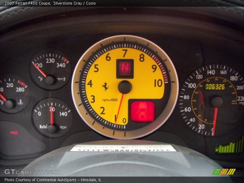 Silverstone Gray / Cuoio 2007 Ferrari F430 Coupe