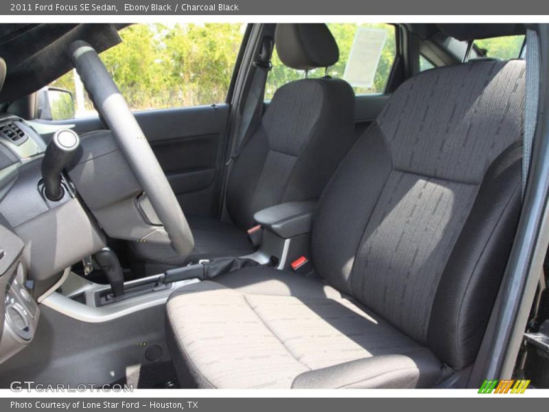 Ebony Black / Charcoal Black 2011 Ford Focus SE Sedan