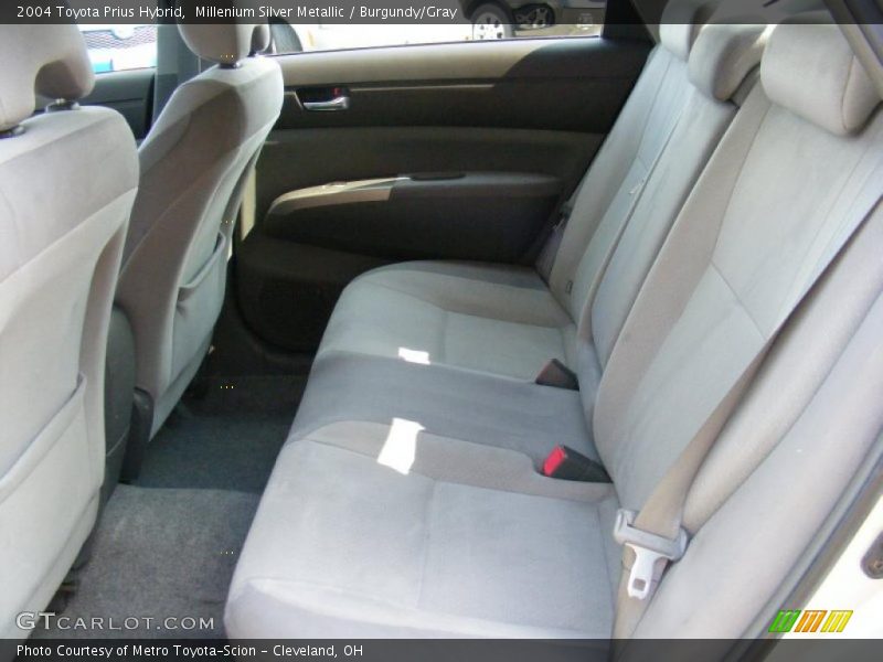 Millenium Silver Metallic / Burgundy/Gray 2004 Toyota Prius Hybrid