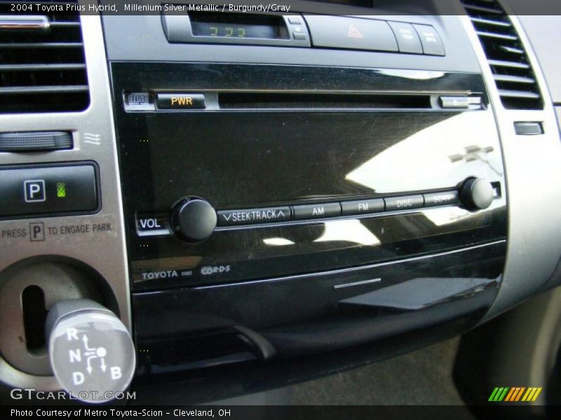 Millenium Silver Metallic / Burgundy/Gray 2004 Toyota Prius Hybrid