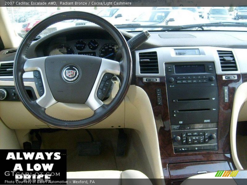 Radiant Bronze / Cocoa/Light Cashmere 2007 Cadillac Escalade AWD