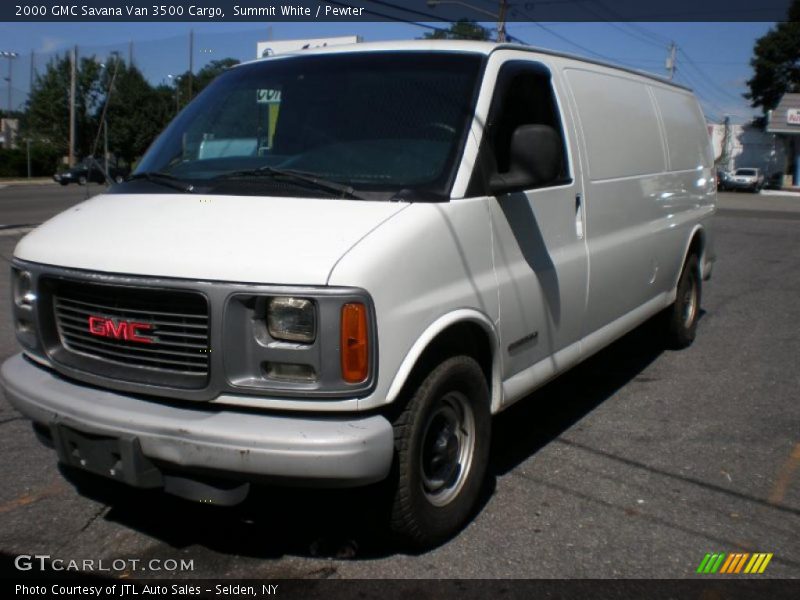 Summit White / Pewter 2000 GMC Savana Van 3500 Cargo