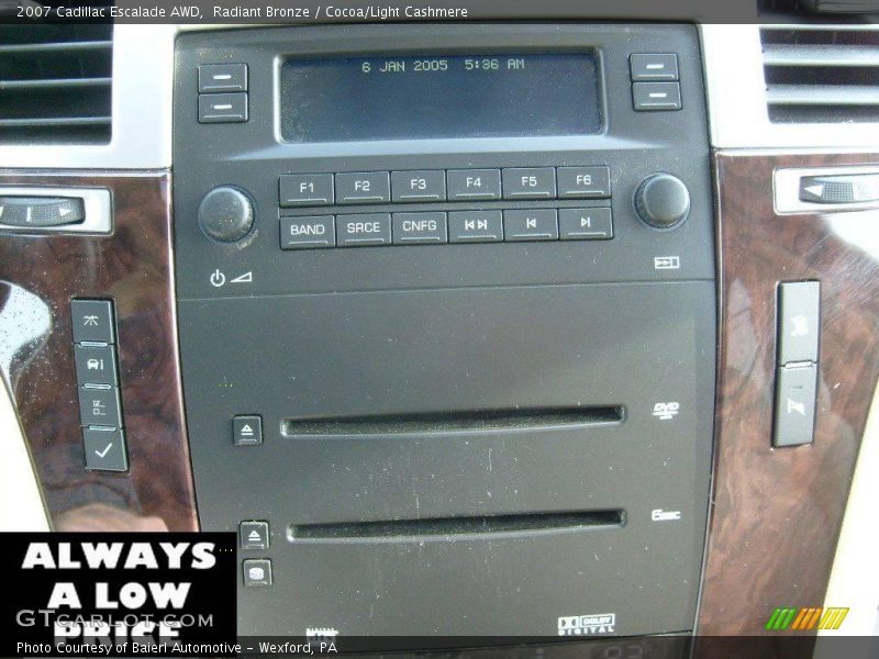 Radiant Bronze / Cocoa/Light Cashmere 2007 Cadillac Escalade AWD