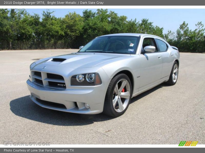 Bright Silver Metallic / Dark Slate Gray 2010 Dodge Charger SRT8