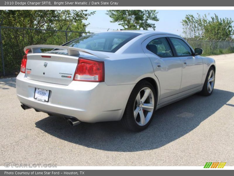 Bright Silver Metallic / Dark Slate Gray 2010 Dodge Charger SRT8