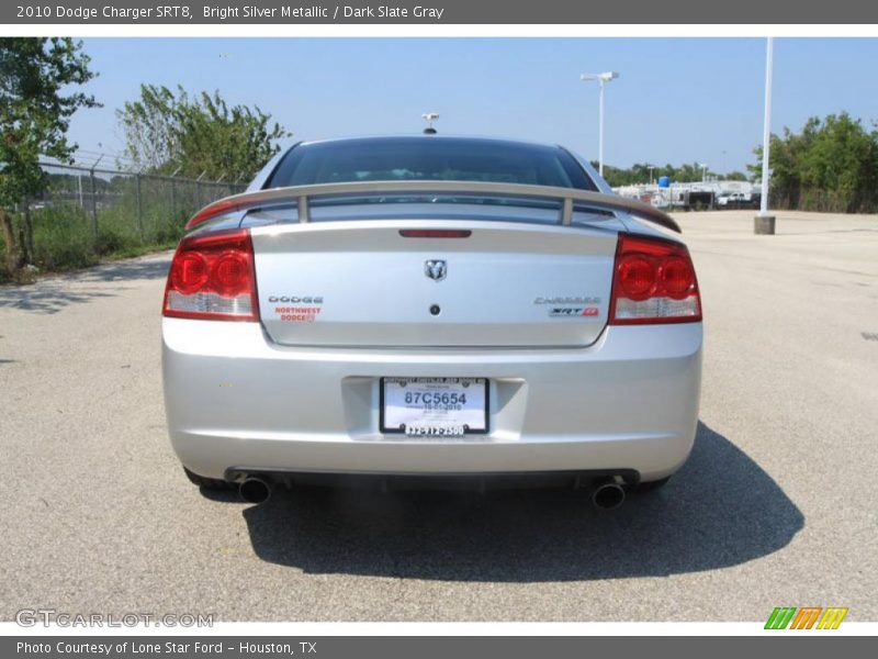 Bright Silver Metallic / Dark Slate Gray 2010 Dodge Charger SRT8