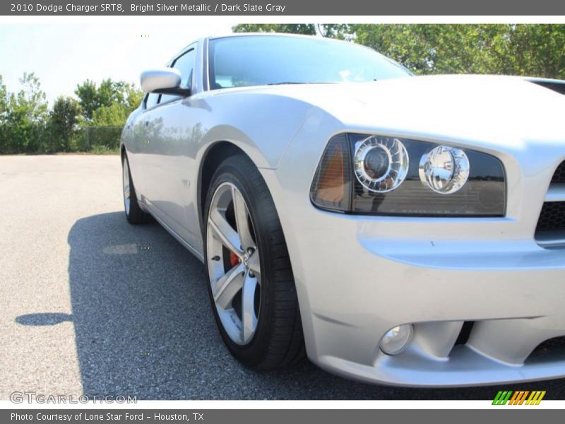 Bright Silver Metallic / Dark Slate Gray 2010 Dodge Charger SRT8