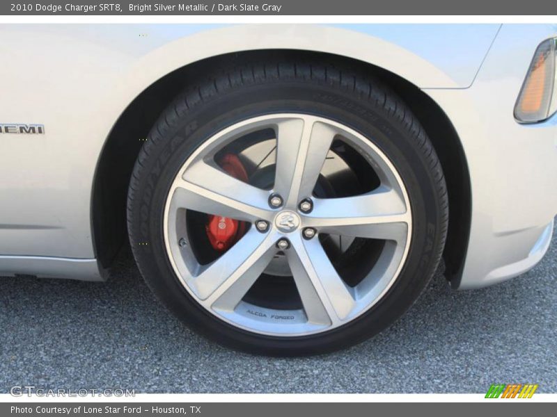 Bright Silver Metallic / Dark Slate Gray 2010 Dodge Charger SRT8