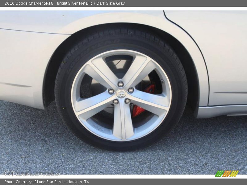 Bright Silver Metallic / Dark Slate Gray 2010 Dodge Charger SRT8