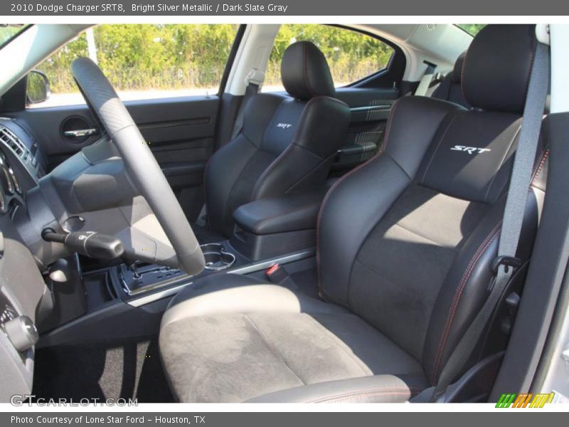 Bright Silver Metallic / Dark Slate Gray 2010 Dodge Charger SRT8