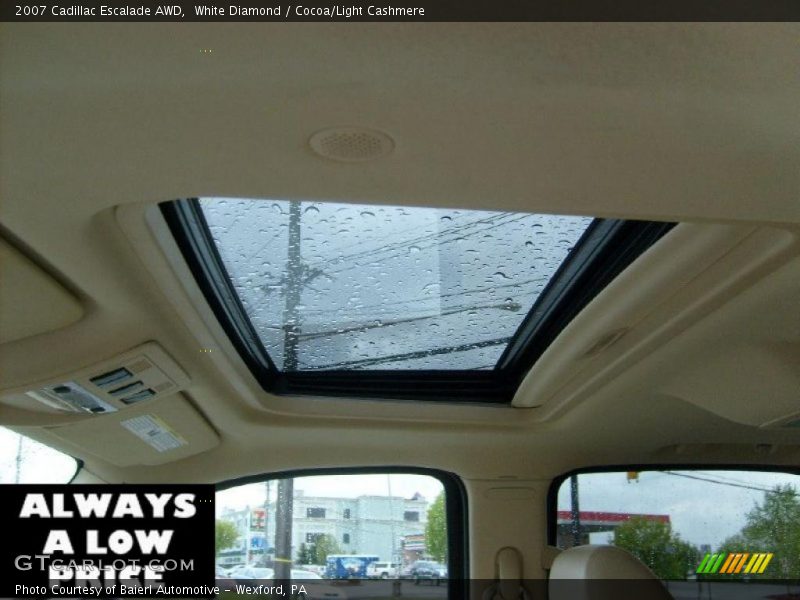 White Diamond / Cocoa/Light Cashmere 2007 Cadillac Escalade AWD