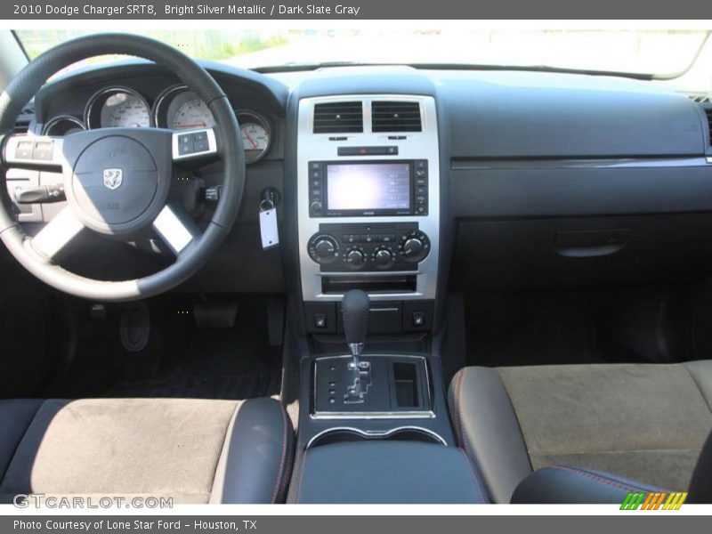 Bright Silver Metallic / Dark Slate Gray 2010 Dodge Charger SRT8