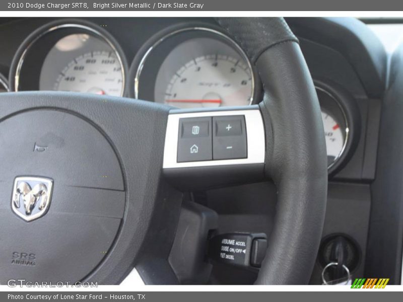 Bright Silver Metallic / Dark Slate Gray 2010 Dodge Charger SRT8