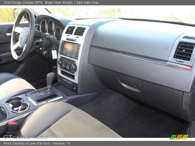 Bright Silver Metallic / Dark Slate Gray 2010 Dodge Charger SRT8