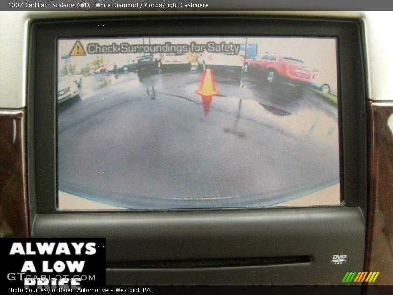 White Diamond / Cocoa/Light Cashmere 2007 Cadillac Escalade AWD