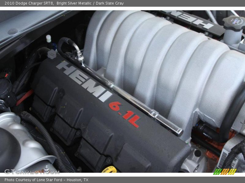 Bright Silver Metallic / Dark Slate Gray 2010 Dodge Charger SRT8