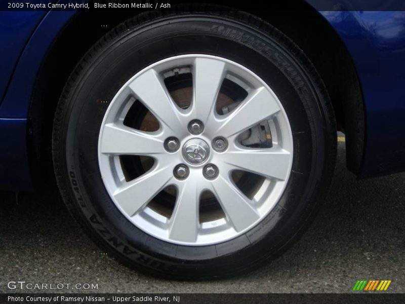 Blue Ribbon Metallic / Ash 2009 Toyota Camry Hybrid