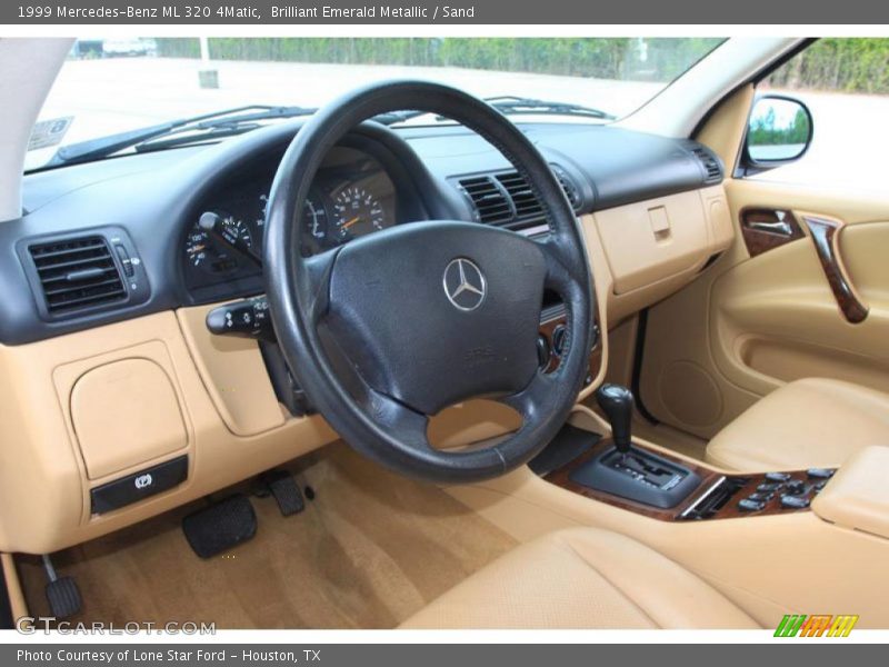 Brilliant Emerald Metallic / Sand 1999 Mercedes-Benz ML 320 4Matic