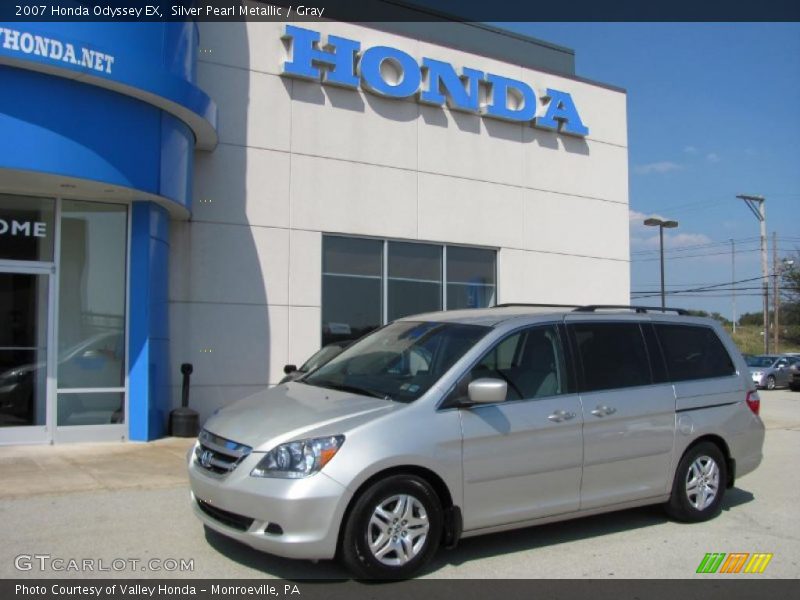 Silver Pearl Metallic / Gray 2007 Honda Odyssey EX