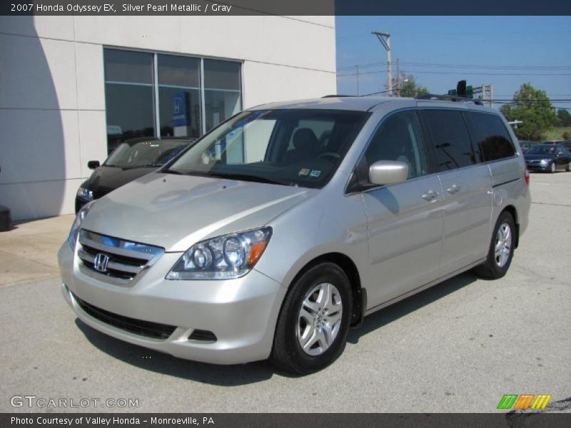 Silver Pearl Metallic / Gray 2007 Honda Odyssey EX