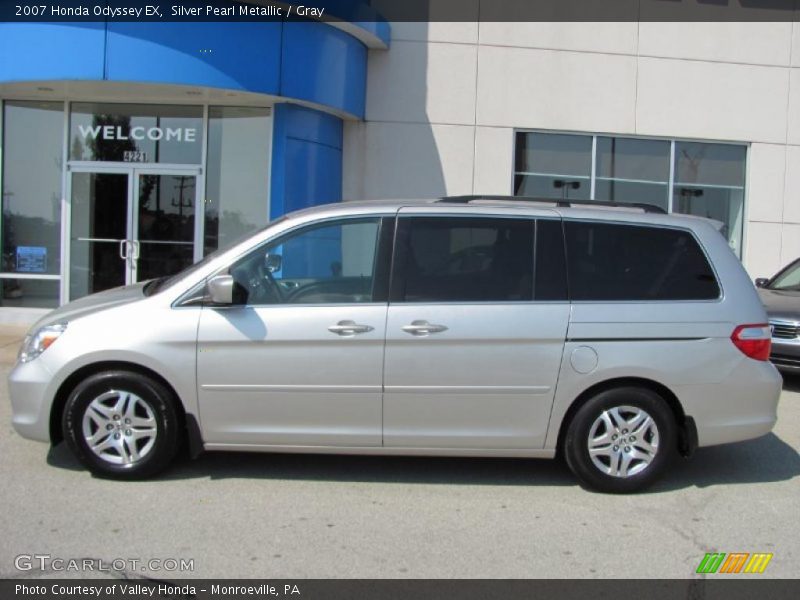 Silver Pearl Metallic / Gray 2007 Honda Odyssey EX