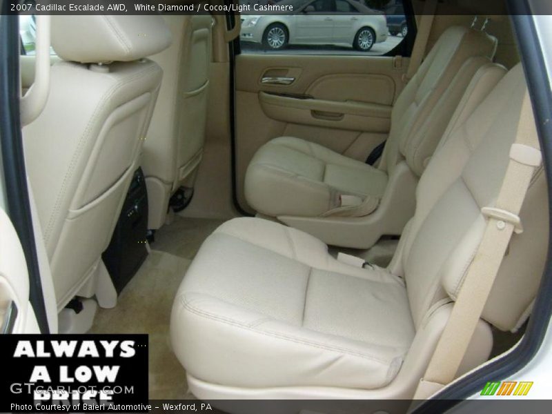 White Diamond / Cocoa/Light Cashmere 2007 Cadillac Escalade AWD
