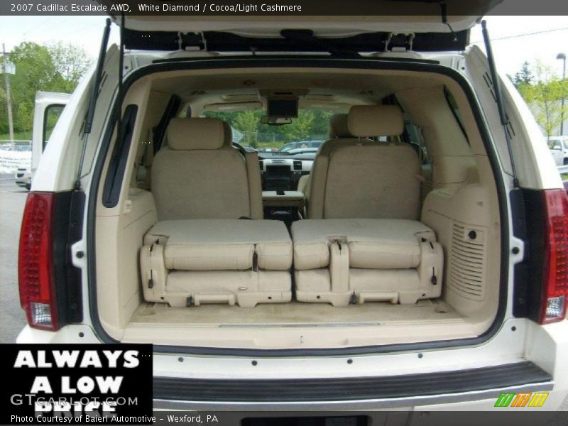 White Diamond / Cocoa/Light Cashmere 2007 Cadillac Escalade AWD