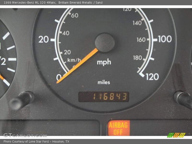 Brilliant Emerald Metallic / Sand 1999 Mercedes-Benz ML 320 4Matic