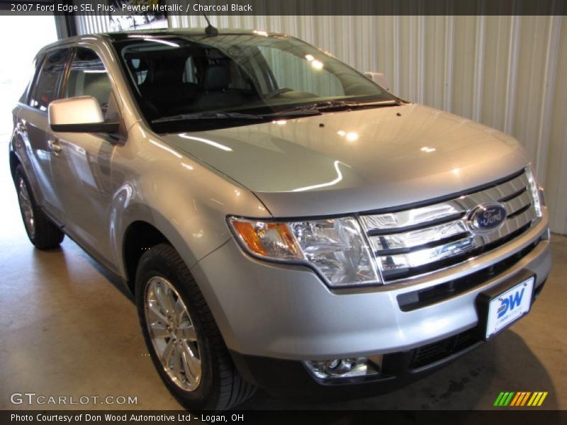 Pewter Metallic / Charcoal Black 2007 Ford Edge SEL Plus