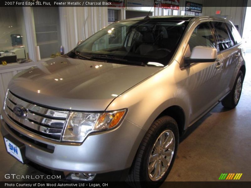 Pewter Metallic / Charcoal Black 2007 Ford Edge SEL Plus