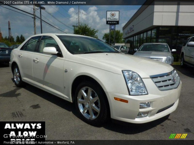 White Diamond / Cashmere 2007 Cadillac STS 4 V6 AWD