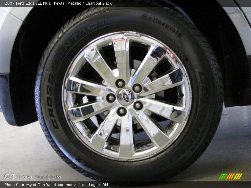 Pewter Metallic / Charcoal Black 2007 Ford Edge SEL Plus