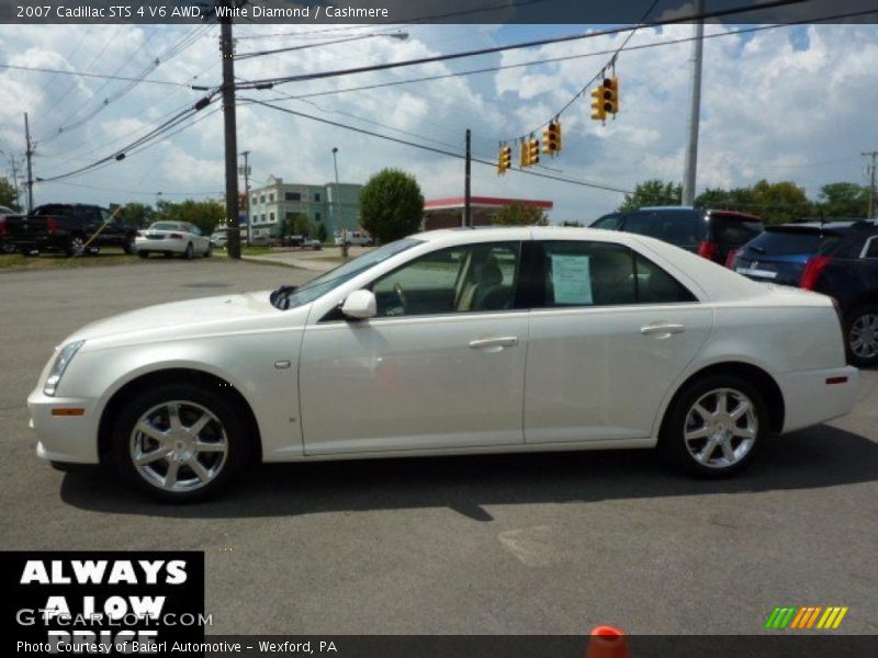 White Diamond / Cashmere 2007 Cadillac STS 4 V6 AWD