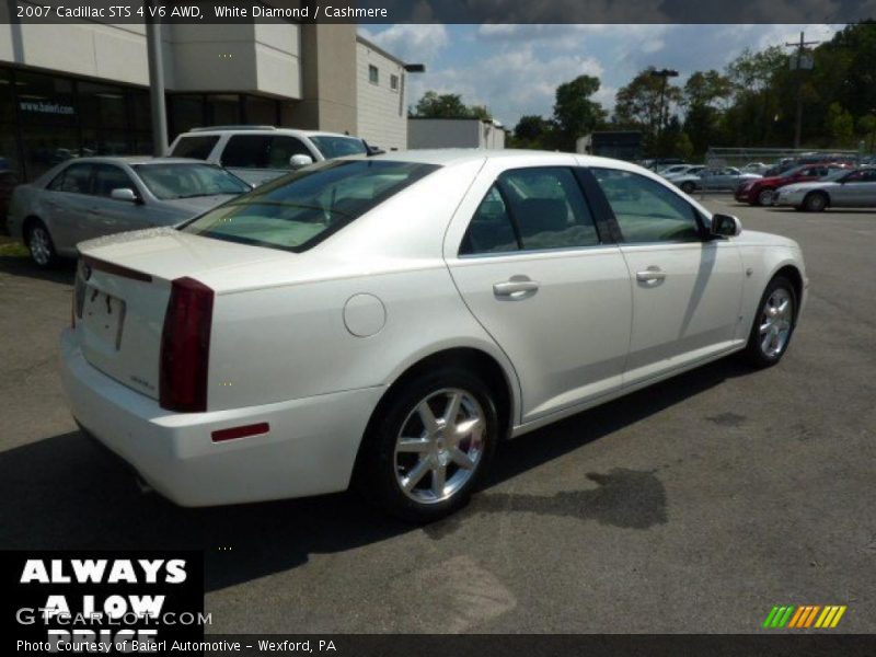 White Diamond / Cashmere 2007 Cadillac STS 4 V6 AWD