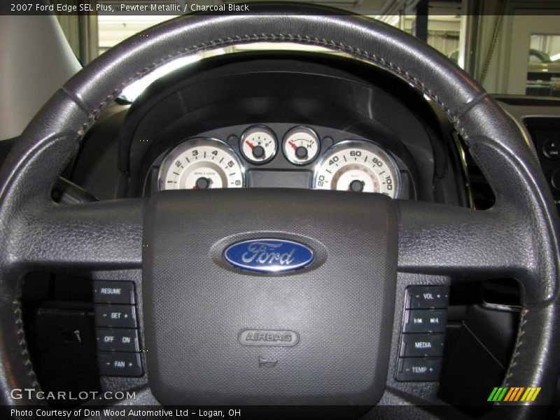 Pewter Metallic / Charcoal Black 2007 Ford Edge SEL Plus
